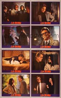 7a256 I LOVE TROUBLE  8 LCs '94 great images of Nick Nolte &  pretty Julia Roberts!