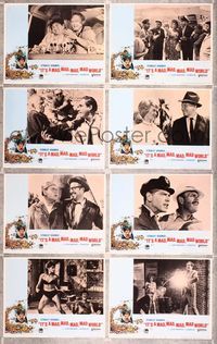 7a293 IT'S A MAD, MAD, MAD, MAD WORLD 8 LCs R70 Spencer Tracy, Mickey Rooney, Milton Berle & more!