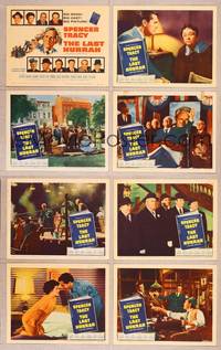 7a353 LAST HURRAH 8 LCs '58 John Ford, Spencer Tracy, portraits of 10 top cast members!