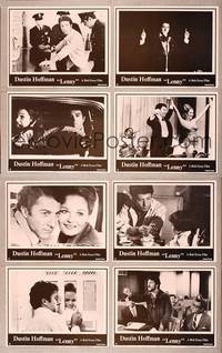 7a356 LENNY 8 LCs '74 Dustin Hoffman as comedian Lenny Bruce, Valerie Perrine!