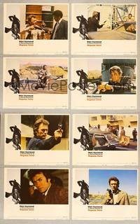 7a378 MAGNUM FORCE 8 LCs '73 Clint Eastwood is Dirty Harry pointing his huge gun!