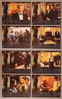 7a495 PRIMAL FEAR 8 int'l LCs '96 Richard Gere, Edward Norton, Laura Linney!