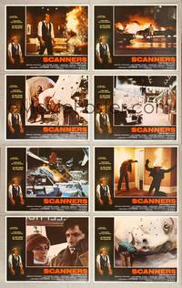 7a511 SCANNERS 8 LCs '81 David Cronenberg, in 20 seconds your head explodes!