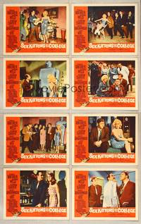7a518 SEX KITTENS GO TO COLLEGE 8 LCs '60 sexy images of Van Doren, Tuesday Weld & Bardot's sister!