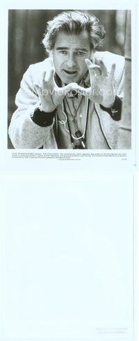 7b231 CHALLENGE candid 8x10 still '82 close up of director John Frankenheimer!