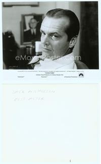 7b234 CHINATOWN 8x10 still '74 great close up of Jack Nicholson, directed by Roman Polanski!