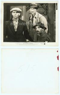 7b346 GRAPES OF WRATH 8x10.25 still '40 close up of Henry Fonda, John Carradine & John Qualen!