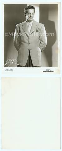 7b358 HARRY JAMES 8.25x10 music publicity still '50s great standing portrait of the Big Band leader