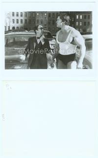 7b367 HERCULES IN NEW YORK 8x10 still '70 Arnold Schwarzenegger in muscle shirt w/Arnold Stang!