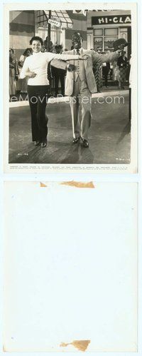 7b374 HOORAY FOR LOVE 8x10 still '35 great image of Bill Bojangles Robinson & Jeni Le Gon dancing!