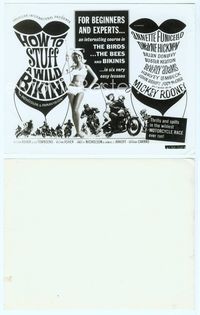 7b377 HOW TO STUFF A WILD BIKINI 8x10 still '65 sexy Annette Funicello, Keaton, great poster image!