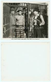 7b381 I AM A FUGITIVE FROM A CHAIN GANG 8x10 still '32 convict Paul Muni about to get a whipping!