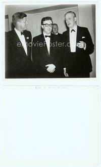 7b413 JOHN F. KENNEDY/PETER SELLERS candid 8x10 still '60s attending a gala affair in tuxedos!