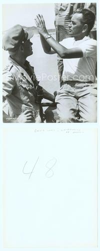 7b445 LAWRENCE OF ARABIA candid 7.25x9.25 still '62 director David Lean on the set of the movie!