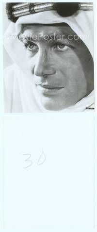7b443 LAWRENCE OF ARABIA 7.5x9 still '62 David Lean classic, best super close up of Peter O'Toole!