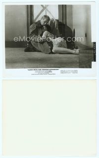 7b468 LOVE WITH THE PROPER STRANGER 8x10 still '64 Natalie Wood & Steve McQueen embracing on floor!