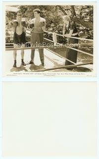 7b494 MILKY WAY 8x10 still '36 great image of Harold Lloyd in boxing trunks with suspenders!