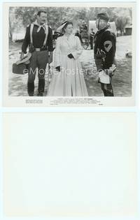 7b594 RIO GRANDE 8x10 still '50 John Wayne & Victor McLaglen with Maureen O'Hara, John Ford