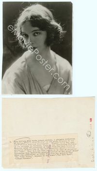 7b599 ROMOLA 7x9.25 still '24 wonderful head & shoulders close portrait of Lillian Gish!