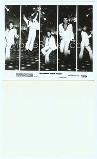 7b608 SATURDAY NIGHT FEVER 8x10 still '77 multiple images of disco dancer John Travolta!