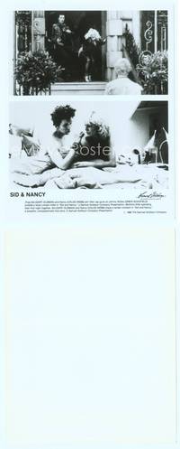 7b630 SID & NANCY 8x10 still '86 two images of Gary Oldman & Chloe Webb, punk rock classic!