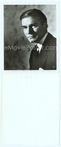 7b649 SPARTACUS 8x10 still '61 close up posed portrait of Laurence Olivier in suit & tie!