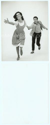 7b719 WEST SIDE STORY 7x9 still '61 most classic image of Natalie Wood & Richard Beymer!