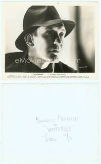 7b733 WINTERSET 8x10 still '36 great moody head & shoulders close up of Burgess Meredith!