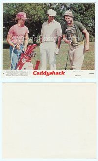 7b021 CADDYSHACK color 8x10 still #8 '80 Chase, Bill Murray & O'Keefe on golf course, Be the ball!