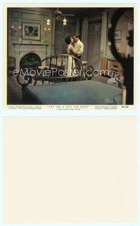 7b023 CAT ON A HOT TIN ROOF Eng/US color 8x10 still #6 '58 Elizabeth Taylor & Paul Newman in bedroom