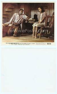 7b082 PORGY & BESS color 8x10 still '59 close up of Sidney Poitier & Dorothy Dandridge!