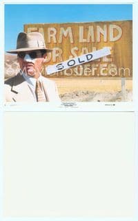 7b024 CHINATOWN 8x10 mini LC #1 '74 best close up of Jack Nicholson with bandaged nose & fedora!