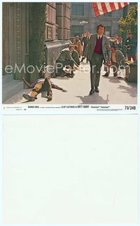 7b032 DIRTY HARRY 8x10 mini LC #8 '72 Clint Eastwood in Do you feel lucky scene, Don Siegel classic