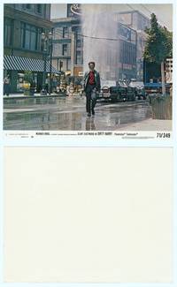 7b031 DIRTY HARRY 8x10 mini LC #7 '72 great image of Clint Eastwood walking street with gun drawn!