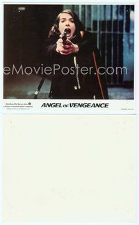 7b061 MS. .45 8x10 mini LC '81 Abel Ferrara, best c/u of Zoe Tamerlis, Angel of Vengeance!