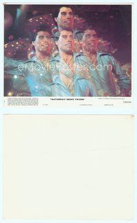 7b087 SATURDAY NIGHT FEVER 8x10 mini LC#7 '77 best montage image of disco dancer John Travolta!