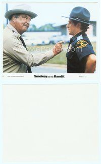 7b091 SMOKEY & THE BANDIT 8x10 mini LC#1 '77 c/u of Jackie Gleason as Sheriff Buford T. Justice!