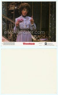 7b108 TOOTSIE 8x10 mini LC#2 '82 great close up of Dustin Hoffman in drag with pearls!
