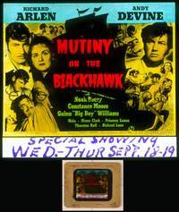 7c034 MUTINY ON THE BLACKHAWK glass slide '39 Richard Arlen, Devine, Noah Beery, Constance Moore