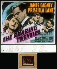 7c049 ROARING TWENTIES glass slide '39 James Cagney, Humphrey Bogart, Priscilla Lane, Raoul Walsh