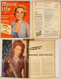 7c092 MOVIE LIFE magazine May 1954, portrait of Janet Leigh from The Black Shield of Falworth!