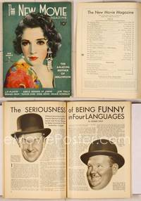 7c081 NEW MOVIE MAGAZINE magazine April 1930, Vol. 1 #5, art of Bebe Daniels by Penrhyn Stanlaws!