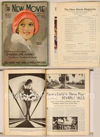 7c085 NEW MOVIE MAGAZINE magazine Oct. 1930, art of super young Loretta Young by Penrhyn Stanlaws!
