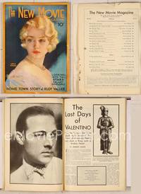 7c088 NEW MOVIE MAGAZINE magazine August 1930, Vol. 2 #2, art of Leila Hyams by Penrhyn Stanlaws!