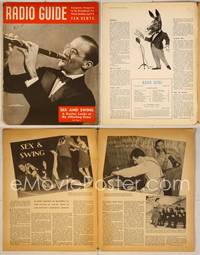 7c107 RADIO GUIDE magazine April 8, 1939, Benny Goodman, World's Greatest Clarinetist!