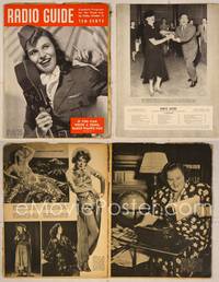 7c108 RADIO GUIDE magazine October 27, 1939, female Army soldier who is NBC network chorister!