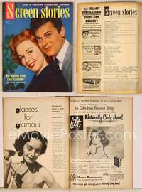 7c094 SCREEN STORIES magazine June 1952, Tony Curtis & Piper Laurie from No Room for the Groom!