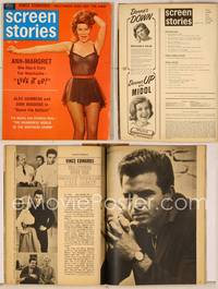 7c096 SCREEN STORIES magazine October 1962, full-length sexy Ann-Margret is living it up!
