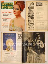 7c095 SCREEN STORIES magazine September 1962, Do Liz Taylor's fans still love her, Cleopatra!