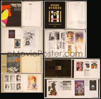 7c009 4 HARDCOVER POSTER BOOKS lot of 4 great images of international posters of all sorts!